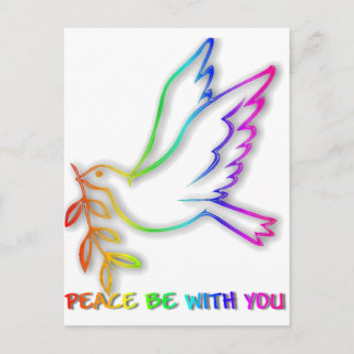 Peace Be With You Postcard