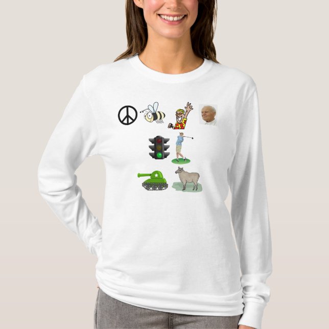 peace bee "hey" pole light driver tank ewe (Front)