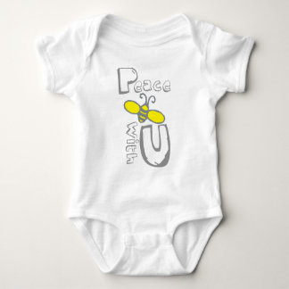 Peace Bee with U Baby Bodysuit