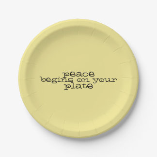 Peace Begins On Your Plate