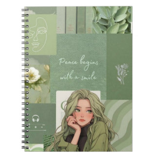 Peace begins with a smile notebook