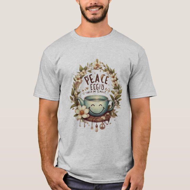 Peace Begins with a Smile T-Shirt (Front)