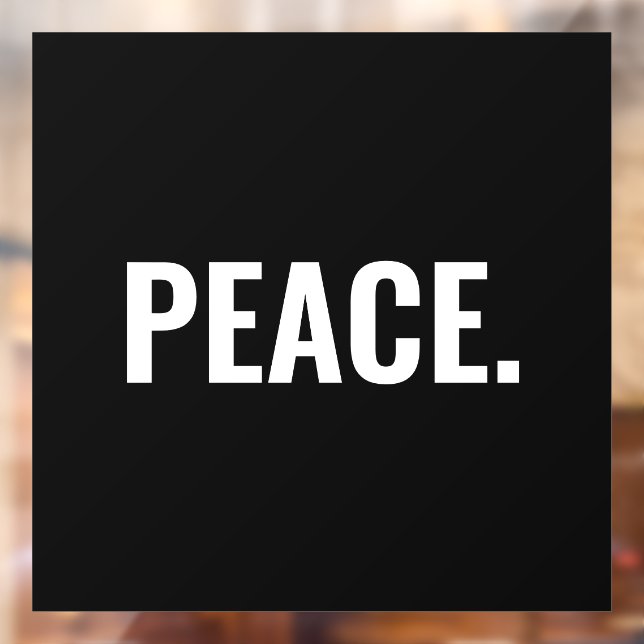 Peace black and white text minimalist anti war (Sheet 2)