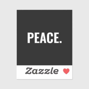 Peace black and white text minimalist anti war