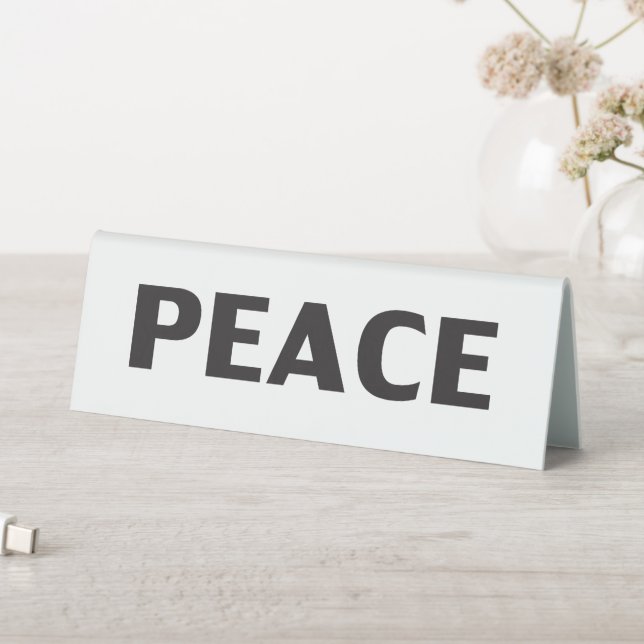 Peace black white simple (In SItu (Table))