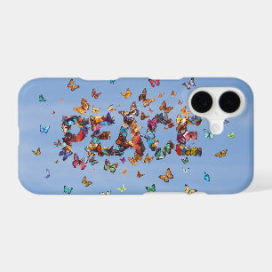 PEACE Blue Sky Butterflies   Motivational Phone