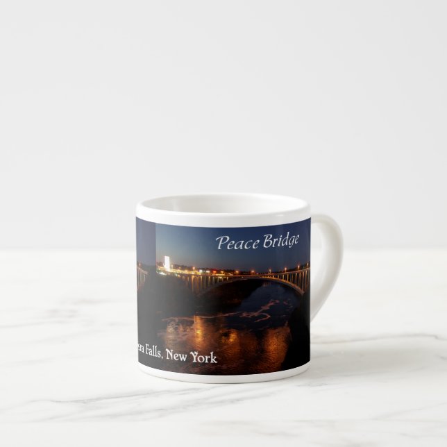 Peace Bridge espresso mug (Front Right)
