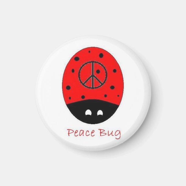 peace bug magnet (Front)