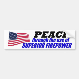 Peace Bumper Sticker