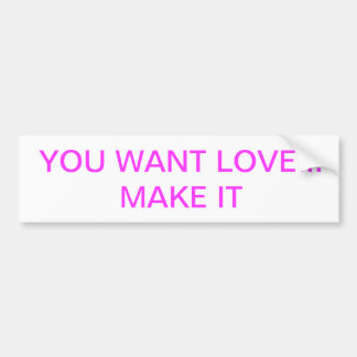 PEACE BUMPER STICKER