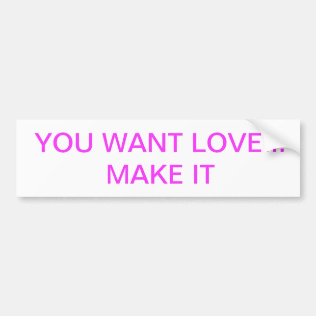 PEACE BUMPER STICKER (Front)