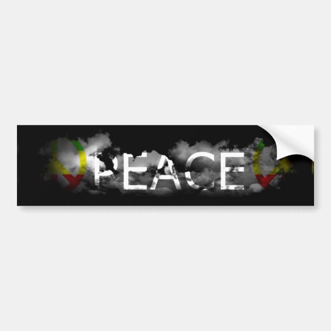 Peace Bumper Sticker (Front)
