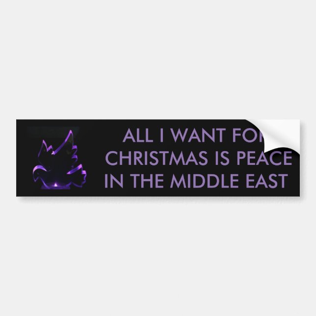 PEACE BUMPER STICKER (Front)
