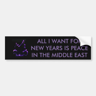 PEACE BUMPER STICKER