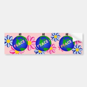 PEACE ! BUMPER STICKER