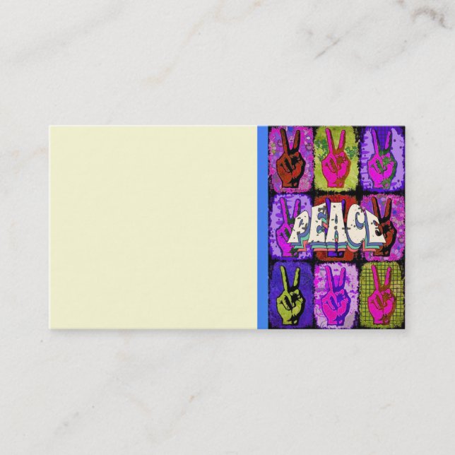 Peace Business Card (Front)