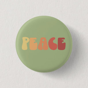 Peace Button Pin