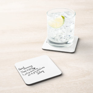 Peace, Calm, Inspirational Christian Gift Coaster