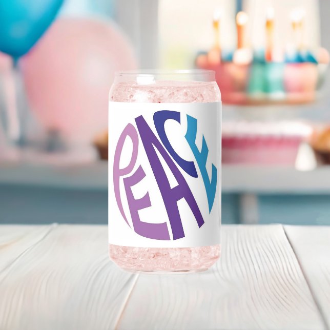 PEACE CAN GLASS (Insitu (Baby Shower))