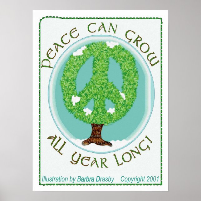 Peace Can Grow Poster (Front)