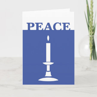 Peace Candle Holiday Card