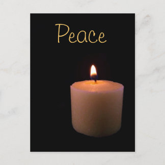 Peace Candle Postcard