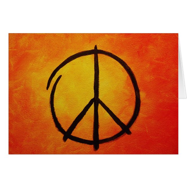 Peace card (Front Horizontal)