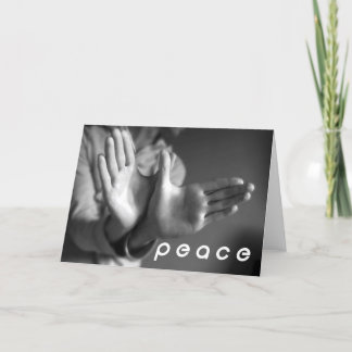 peace card