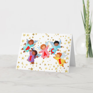 Peace Card with Angels