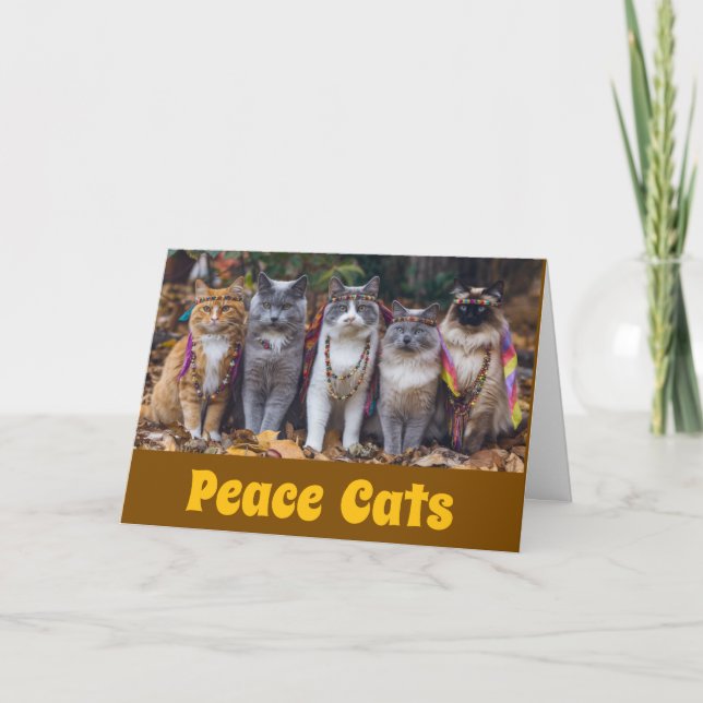 Peace Cats Card (Front)