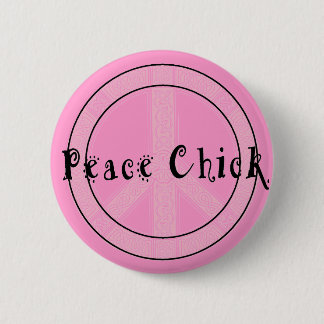 Peace Chick Button