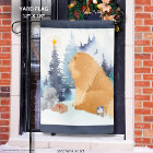 PEACE  Chow dog  holiday yard flag