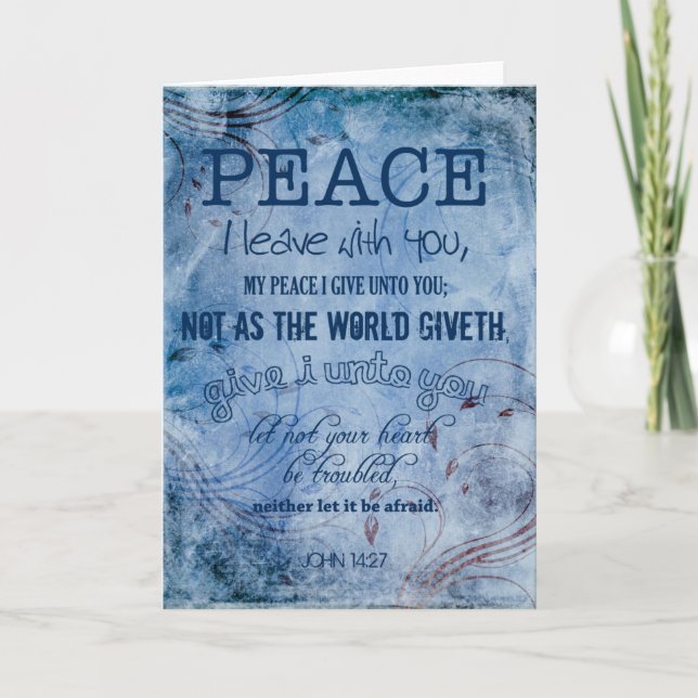 Peace Christian Thank You John 14:27 (Front)