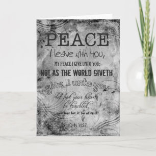 Peace Christian Thank You John 14:27 Card