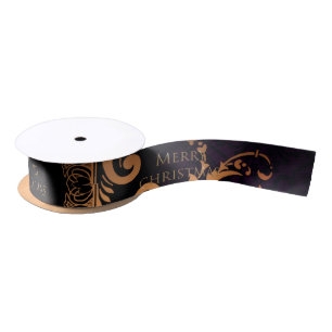 Peace Christmas Satin Ribbon