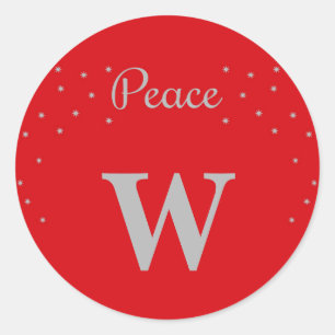 Peace Classic Round Sticker