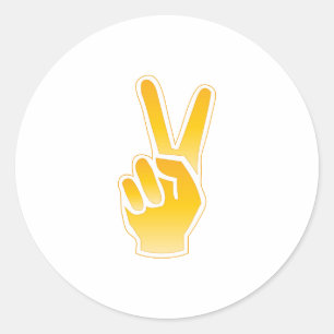 Peace Classic Round Sticker