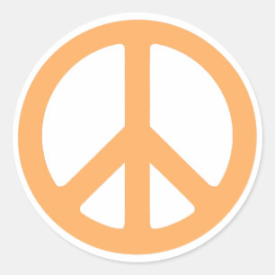 Peace Classic Round Sticker