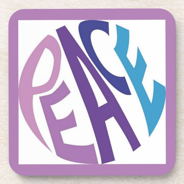 PEACE  COASTER (Front)