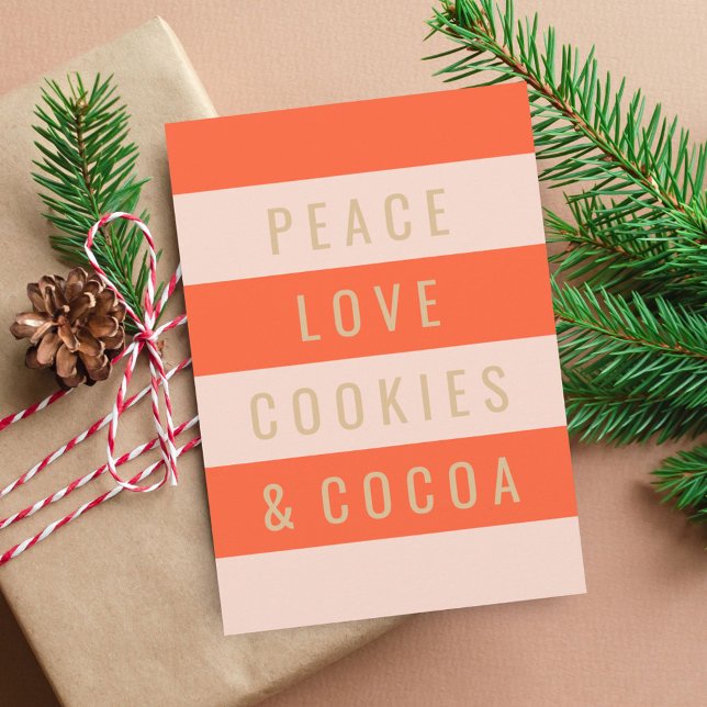 Peace & Cocoa Holiday Card (Creator Uploaded)