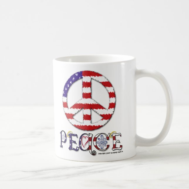 Peace Coffee Mug (Right)