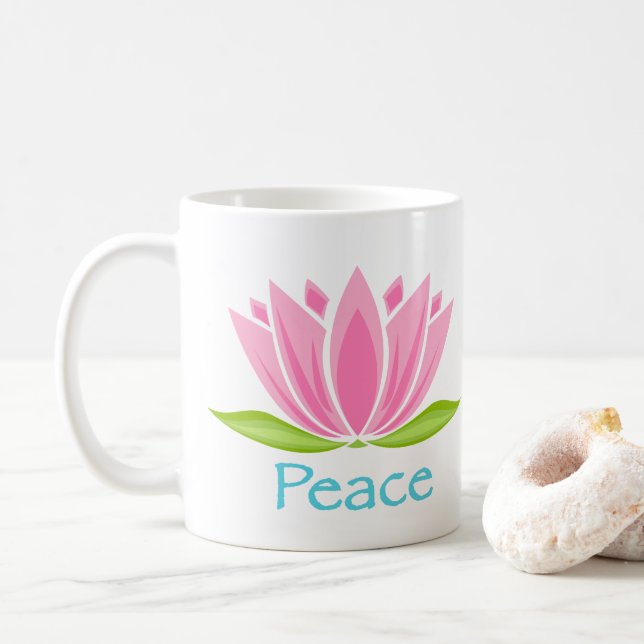 Peace Coffee Mug (With Donut)