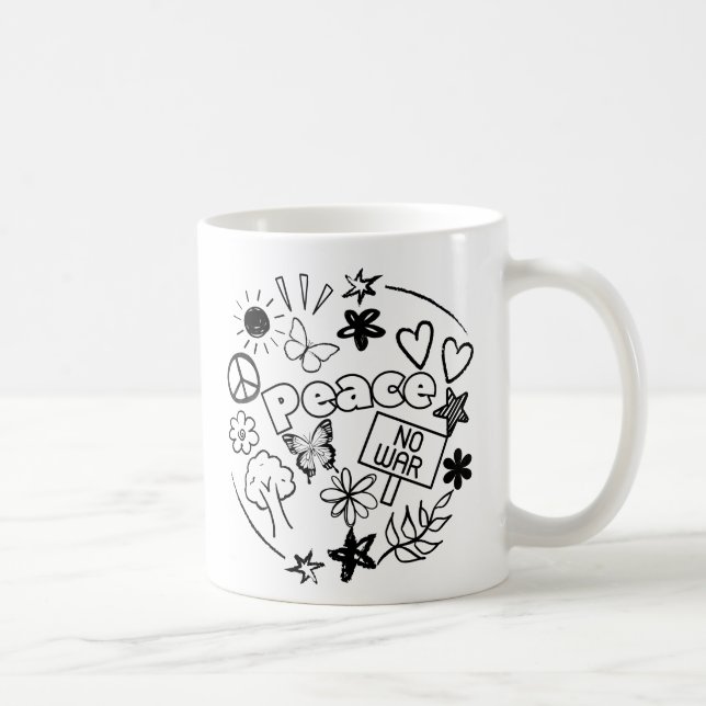 Peace Coffee Mug (Right)