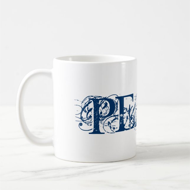 Peace Coffee Mug (Left)
