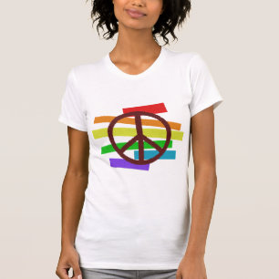 peace colour flag cloth-like T-Shirt