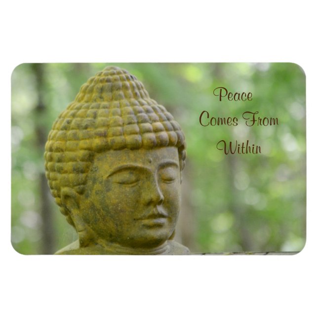 Peace Comes From Within Buddha Magnet (Horizontal)