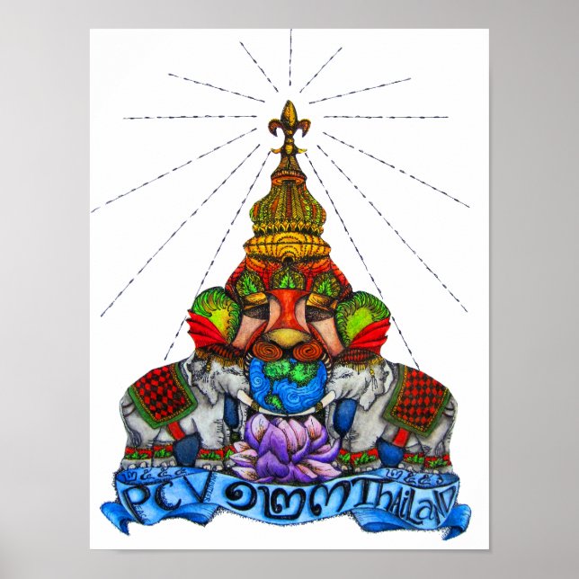 Peace Corps Volunteer - Thailand Poster (Front)