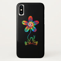 Peace Courage Love Hope Frogs Hippie