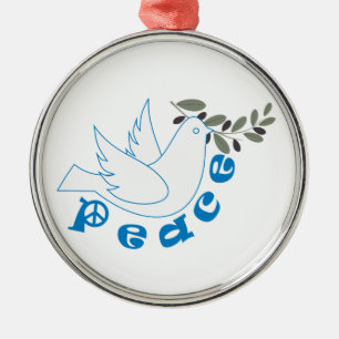 Peace custom ornament