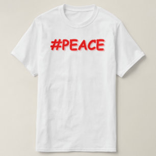 "#PEACE" Cute Design. Buy Now T-Shirt